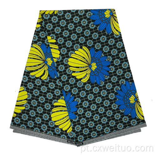 Designs de moda Tecido impresso africano